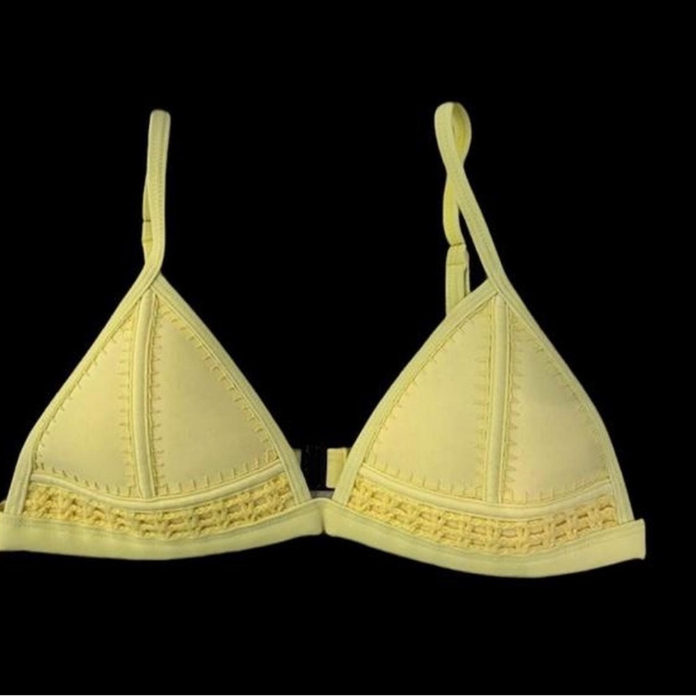 Triangl yellow bikini set